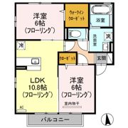 ソレイユ Bの間取り画像