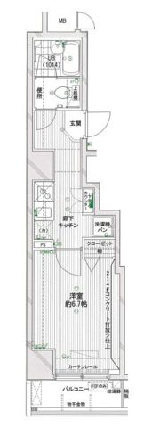 スパシエ横浜吉野町ステーションプラザの間取り画像