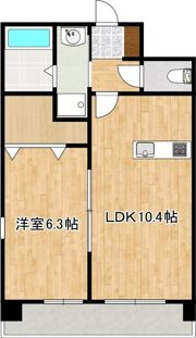 クロノス41新町IVの間取り画像