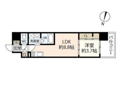 アーバイン比治山の間取り画像