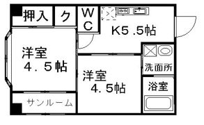 島中ビルの間取り画像