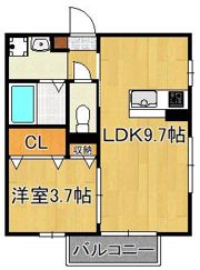 ソレイユ鳴水の間取り画像