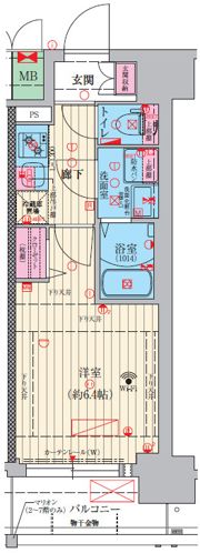ファーストフィオーレ三国Ⅱの間取り画像