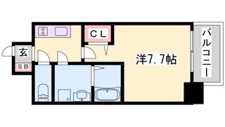 ポルト・ボヌール神戸湊川公園の間取り画像
