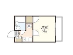 迫コーポの間取り画像