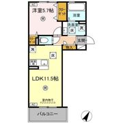 DーROOM引水の間取り画像