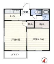 カーサ魚崎の間取り画像