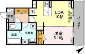 ルヴィータ川名の間取り画像