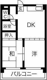 伊藤マンションの間取り画像