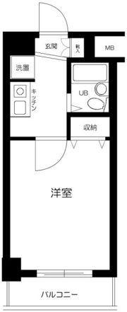 フェニックス新宿七丁目の間取り画像