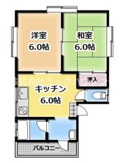 ロイヤルハイム大成の間取り画像