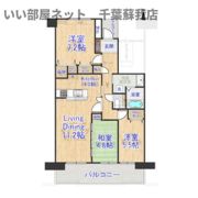 プラザ学園前第2号棟の間取り画像