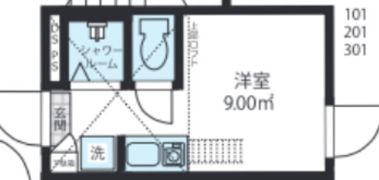 ククリ・ザ・レジデンス池袋の間取り画像