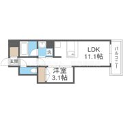 リビオメゾン新大阪の間取り画像