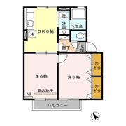 ウィルモア輝 A棟の間取り画像