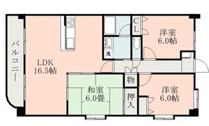 アメニティ光の森の間取り画像