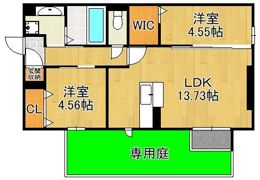 Polonia Wakamatsu A棟の間取り画像