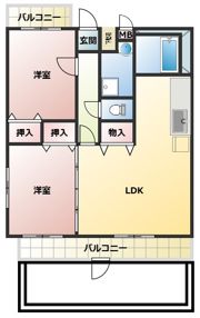 シャトー・ヴェレゾンⅠの間取り画像