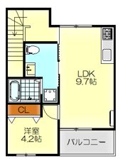 Prive広の間取り画像