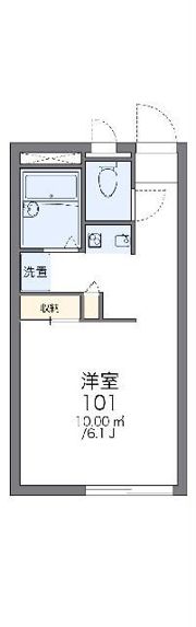 レオパレスFavorGroveの間取り画像