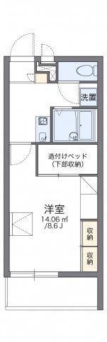 レオパレスわかばの間取り画像
