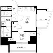プレディアコート西日暮里の間取り画像
