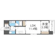 フレンシアノイエ江坂(旧:アンフィニXⅢ江坂リュクス)の間取り画像
