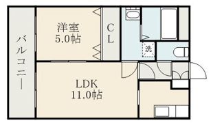 ウイングス6番館の間取り画像