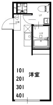 Holomua宝町の間取り画像