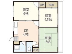 原田マンションの間取り画像