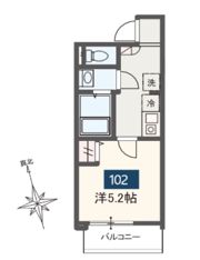 MELDIA戸田の間取り画像