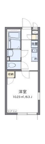 クレイノ新町西の間取り画像