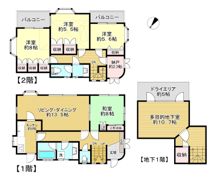 中野貸家の間取り画像