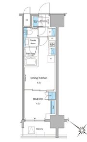 ルフォンプログレ西大井プレミアの間取り画像