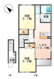 サンガーデンⅡの間取り画像