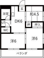 コーポ大晴の間取り画像