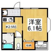 クレストアサカⅢの間取り画像