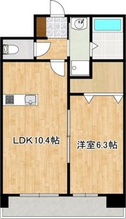 クロノス41新町IVの間取り画像