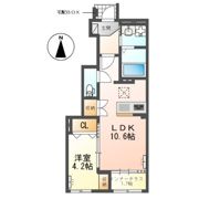 ファミール裏之門の間取り画像