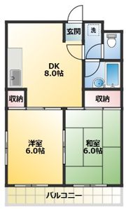 サンフィールドハイツの間取り画像
