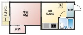 コーポあおき2の間取り画像