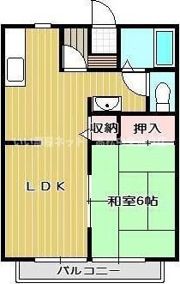 上吉田コロジータウンA棟の間取り画像