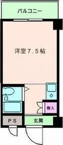 ベルメゾン南江口の間取り画像