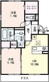 フェリーチェ ファミリア B棟の間取り画像