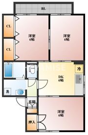 セジュール鬼橋 C棟の間取り画像