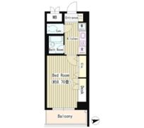 協和高輪マンションの間取り画像
