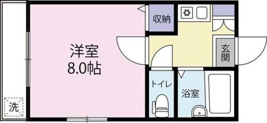 ハイツ創和の間取り画像