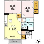 グランソレーユ A棟の間取り画像