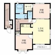 フォレステージュAの間取り画像