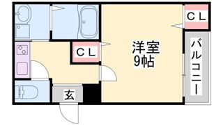 フジパレス兵庫須佐野Ⅱ番館の間取り画像